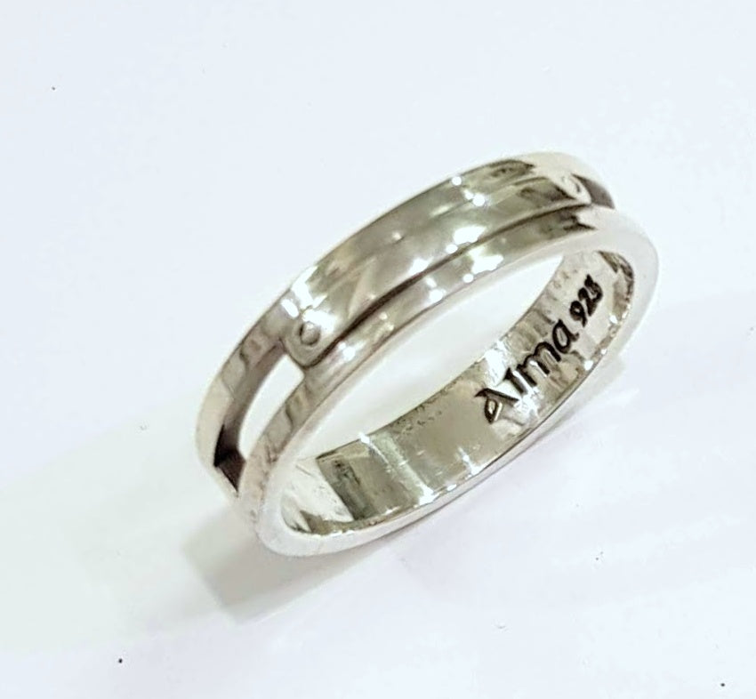 chimoda Mens Rings 925 Sterling Silver Jewelry Square Cut Black Onyx Stone Men's  Ring Striped Design (9) : Amazon.in: Fashion